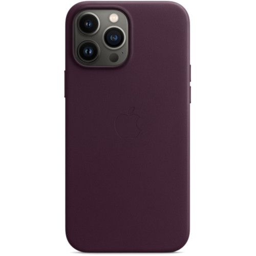 Кожаный чехол Apple MagSafe для iPhone 13 Pro Dark Cherry
