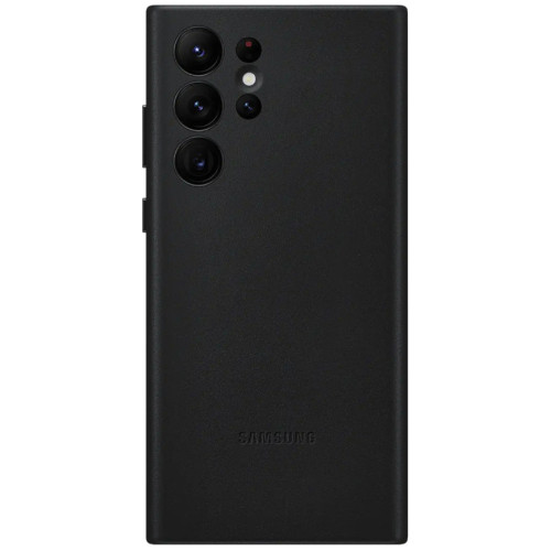 Чехол Samsung Leather Cover для Galaxy S22 Ultra (EF-VS908LBEGRU) Black