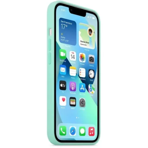 Накладка силиконовая MItrifON для iPhone 13 (20512) Mint