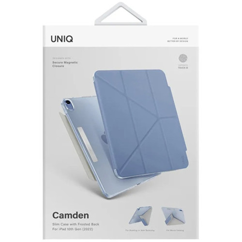 Чехол Uniq Camden для iPad 10.9 2022 Northern Blue