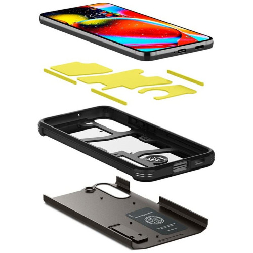 Чехол Spigen Tough Armor Galaxy S22 Plus (ACS03959) Gunmetal