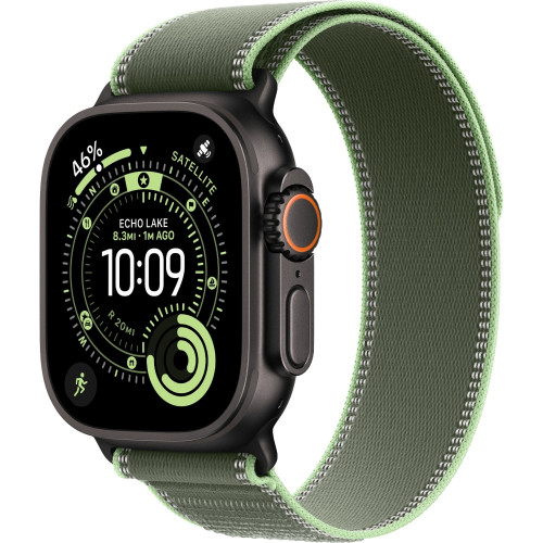 Смарт-часы Apple Watch Ultra 3 (2025) 49mm Black Titanium Case with Green/Neon Trail Loop S/M