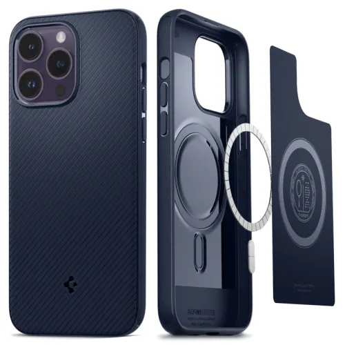 Чехол Spigen Mag Armor MagFit для iPhone 14 Pro Max ( ACS04845) Navy Blue
