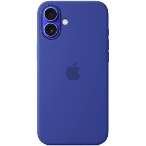 Чехол Apple Silicone Case with MagSafe для iPhone 16 Plus Ultramarine