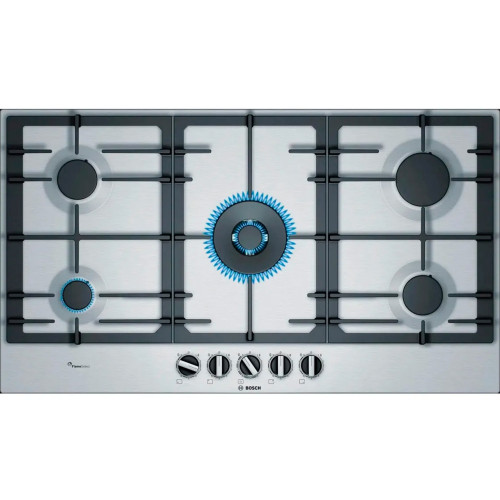 Газовая варочная панель Bosch Serie 6 PCR9A5B90M Silver