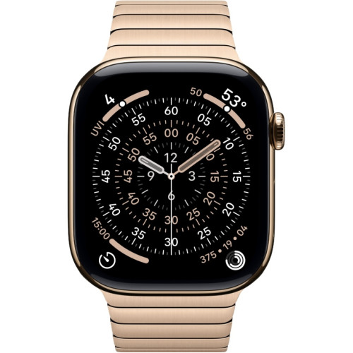 Смарт-часы Apple Watch Series 11 46mm Gold Titanium Case with Gold Link Bracelet