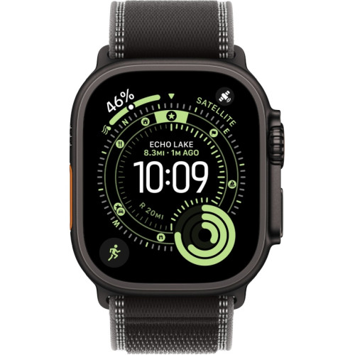 Смарт-часы Apple Watch Ultra 3 (2025) 49mm Black Titanium Case with Black/Charcoal Trail Loop M/L