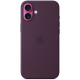 Чехол Apple Silicone Case with MagSafe для iPhone 16 Plus Plum