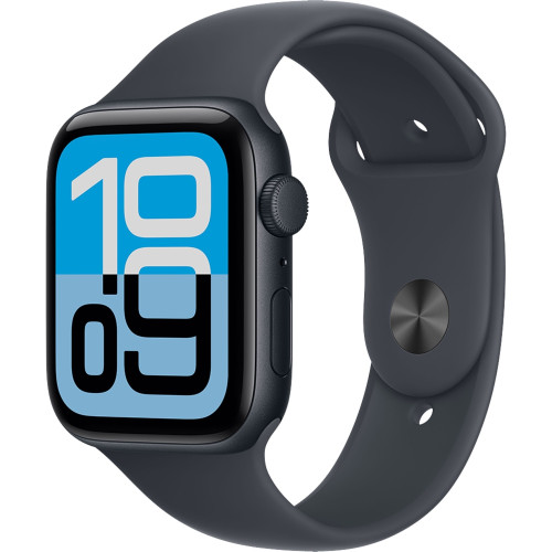 Смарт-часы Apple Watch SE (2025) 40mm Midnight Aluminum Midnight Sport Band S/M
