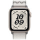 Смарт-часы Apple Watch SE (2025) 40mm Starlight Aluminum Case with Veiled Grey Nike Sport Loop