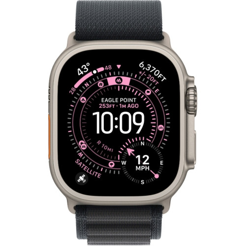 Смарт-часы Apple Watch Ultra 3 (2025) 49mm Natural Titanium Case with Black Alpine Loop S