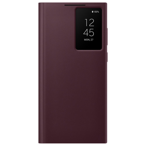 Чехол Samsung Smart Clear View Cover для Galaxy S22 Ultra (EF-ZS908CEEGRU) Burgundy