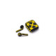 Наушники Apple AirPods 2 Color (MV7N2) Total Off-White Black Yellow