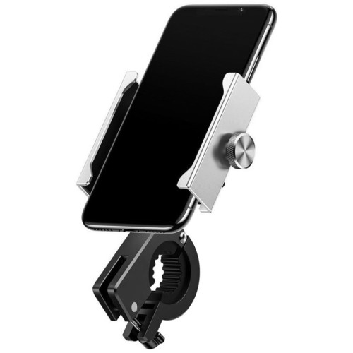 Держатель на руль Baseus Knight Motorcycle Holder CRJBZ-0S Silver/Black
