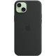 Силиконовый чехол Apple MagSafe для iPhone 15 Plus Black