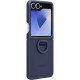 Чехол Samsung Silicone Case with Ring для Galaxy Z Flip6 Blue