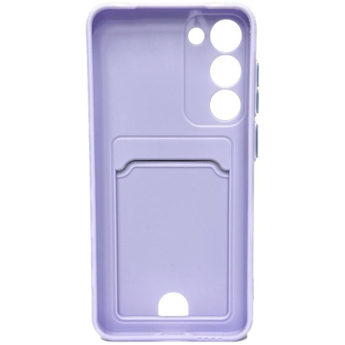 Чехол Silicone для Galaxy S23 c вырезом для карт Violet