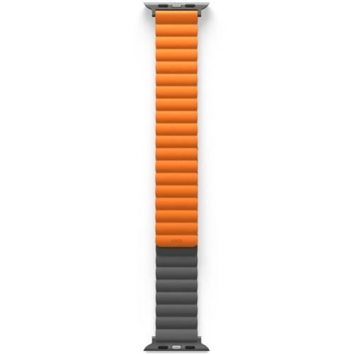 Ремешок Uniq Revix reversible Magnetic для Apple Watch 44/45/49 Grey/Orange