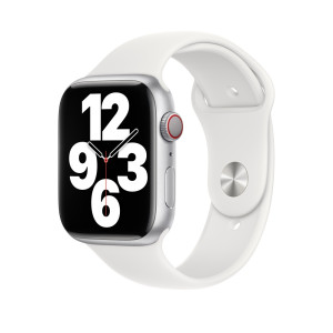 Ремешок Apple Watch 45mm White Sport Band S/M