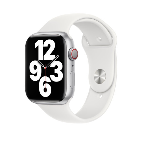 Ремешок Apple Watch 45mm White Sport Band S/M