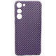 Чехол Silicone Carbon для Galaxy S23 Plus Purple