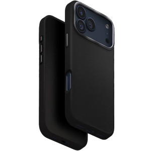 Чехол Uniq Lyden Premium Leatherette Case with MagClick для iPhone 17 Pro Max Dallas Black