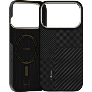 Чехол Benks Montage ArmorAir Case built with Kevlar 600D+1500D для iPhone 17 Pro Black