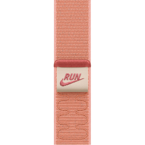 Смарт-часы Apple Watch SE (2025) 44mm Starlight Aluminum Case with Alpenglow Pink Nike Sport Loop