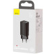 Сетевое зарядное устройство Baseus 65W USB-A/USB-C CCGAN2L-B01 Black