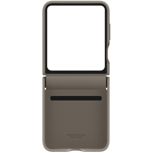 Чехол Samsung Series для Galaxy Z Flip 5 Flap Eco-Leather Case Etoupe