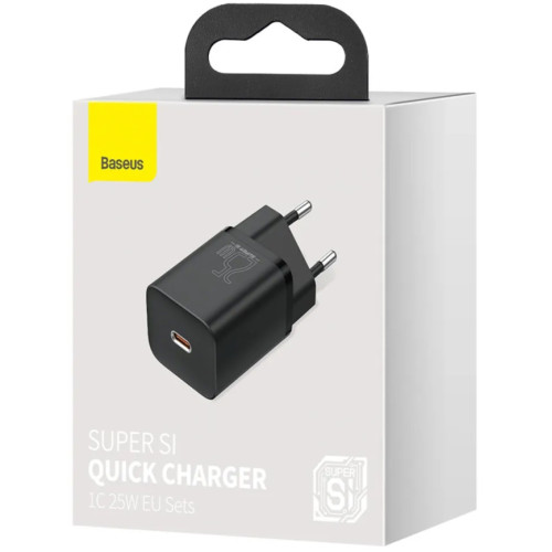 Сетевое зарядное устройство Baseus 25W USB-C CCSP020101 Black