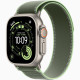 Смарт-часы Apple Watch Ultra 3 (2025) 49mm Natural Titanium Case with Green/Neon Trail Loop M/L