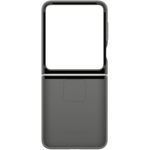 Чехол Samsung Silicone Case with Ring для Galaxy Z Flip6 Gray