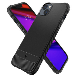 Чехол Spigen Rugged Armor (MagFit) для iPhone 14 (ACS05036) Black