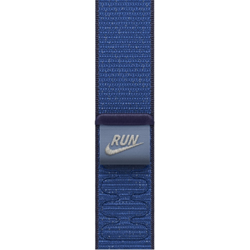 Смарт-часы Apple Watch SE (2025) 40mm Midnight Aluminum Case with Blue Ribbon Nike Sport Loop