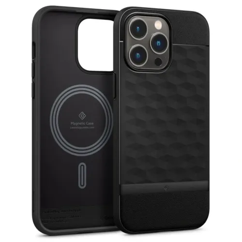 Чехол Spigen Caseology Parallax Mag Magsafe для iPhone 14 Pro Max (ACS04858) Matte Black