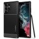 Чехол Spigen Rugged Armor Galaxy S22 Ultra (ACS03914) Matte Black