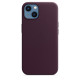 Кожаный чехол Apple MagSafe для iPhone 13 Dark Cherry