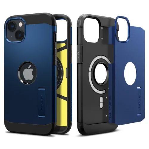 Чехол Spigen Tough Armor MagFit для iPhone 14 Plus (ACS04917) Navy Blue