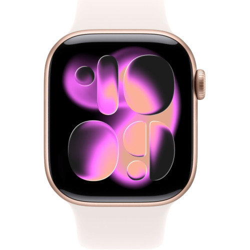 Смарт-часы Apple Watch Series 11 42mm Rose Gold Aluminium Case with Light Blush Sport Band S/M