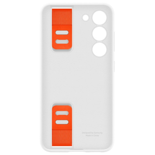 Чехол Samsung Silicone Grip Case для Galaxy S23 Plus White