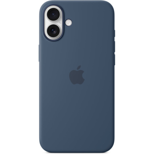 Чехол Apple Silicone Case with MagSafe для iPhone 16 Plus Denim