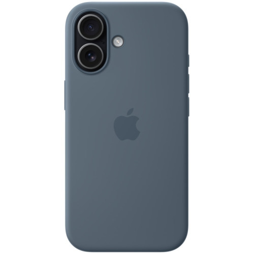 Чехол Apple Silicone Case with MagSafe для iPhone 17 Anchor Blue