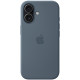 Чехол Apple Silicone Case with MagSafe для iPhone 17 Anchor Blue