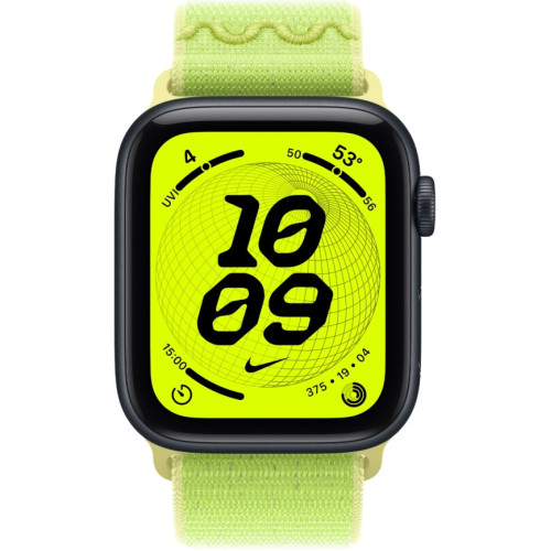 Смарт-часы Apple Watch SE (2025) 40mm Midnight Aluminum Case with Volt Splash Nike Sport Loop