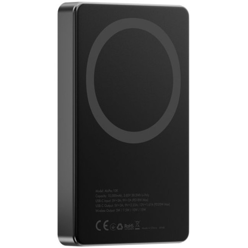 Внешний аккумулятор EnergEA Alupac 10K 10000 mAh Magsafe Gunmetal Black