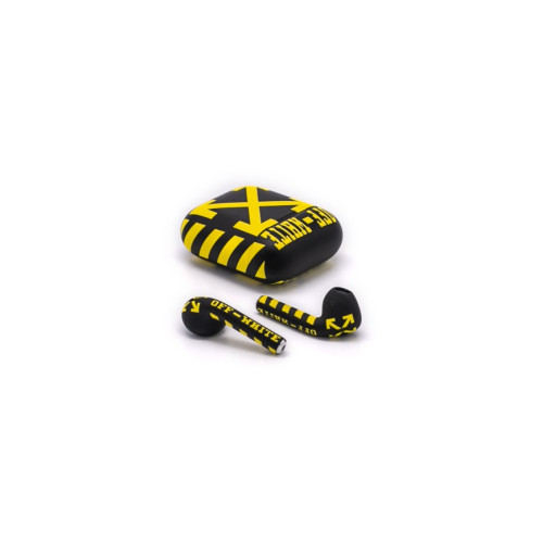 Наушники Apple AirPods 2 Color (MV7N2) Total Off-White Black Yellow