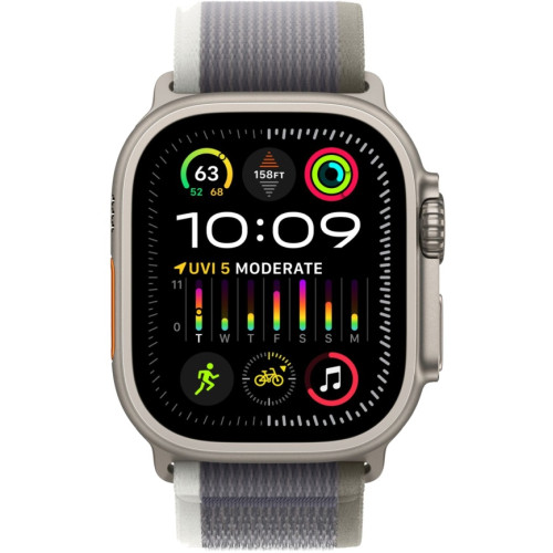 Смарт-часы Apple Watch Ultra 2 49mm Titanium Case with Green/Grey Trail Loop S/M