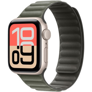 Смарт-часы Apple Watch SE (2025) 40mm Starlight Aluminum Case with Sage Gray Magnetic Link S/M