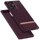 Чехол Spigen Parallax Galaxy S22 Ultra (ACS03941) Burgundy